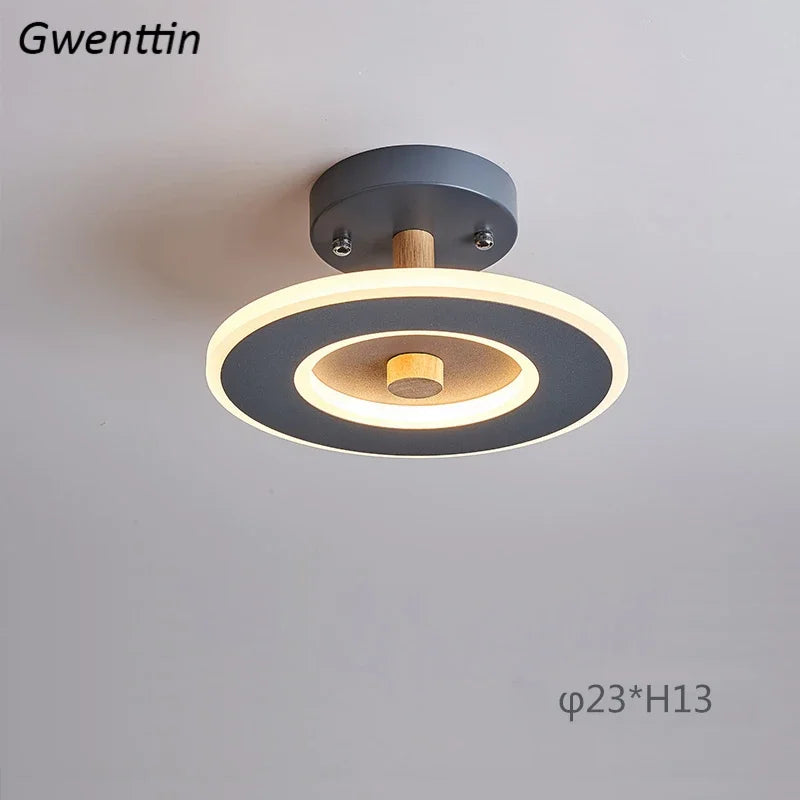 plafonnier moderne nordique led interchangeable pour intérieur élégant