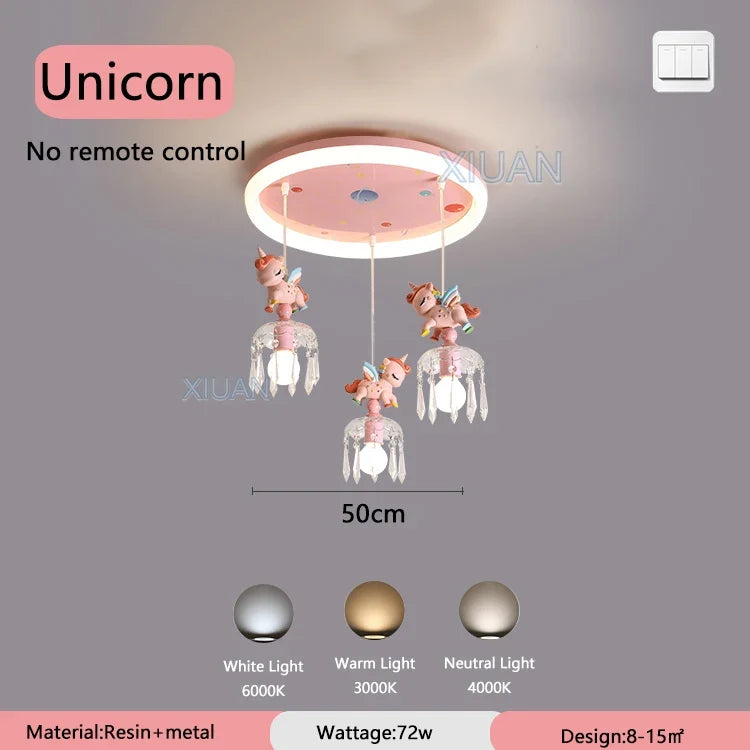 suspension dessin animé pegasus licorne pour enfants