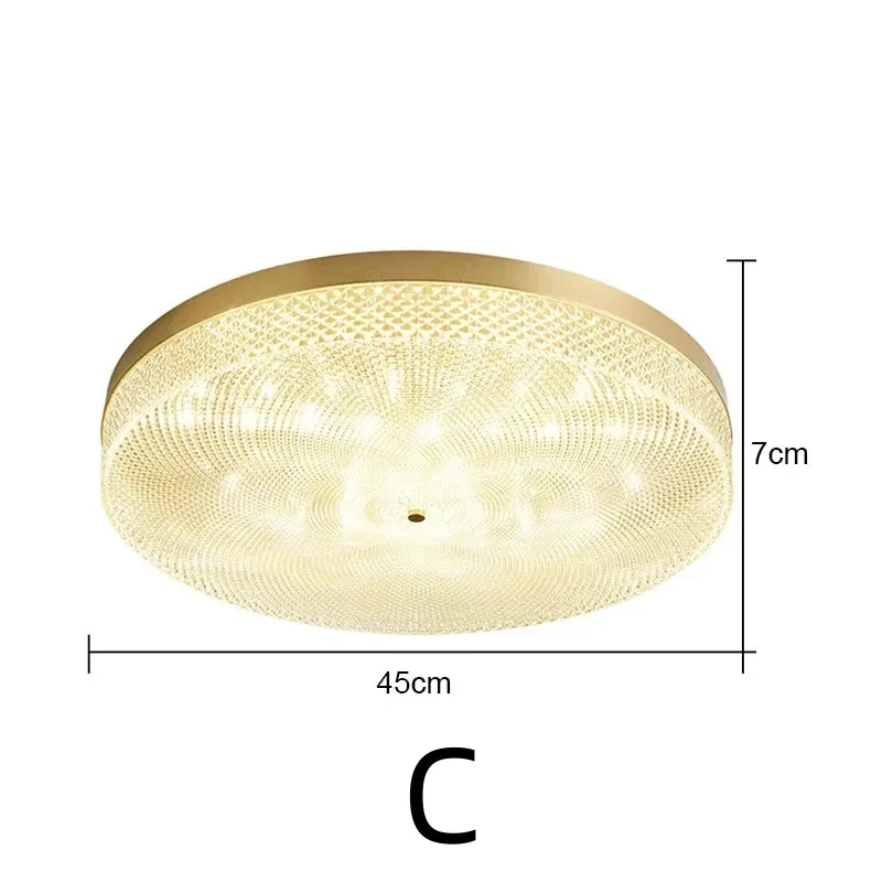 plafonnier led moderne rond pour éclairage intérieur élégant