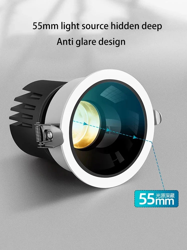 spot intelligent encastrable rond xiaomi mijia led rgb tuya zigbee