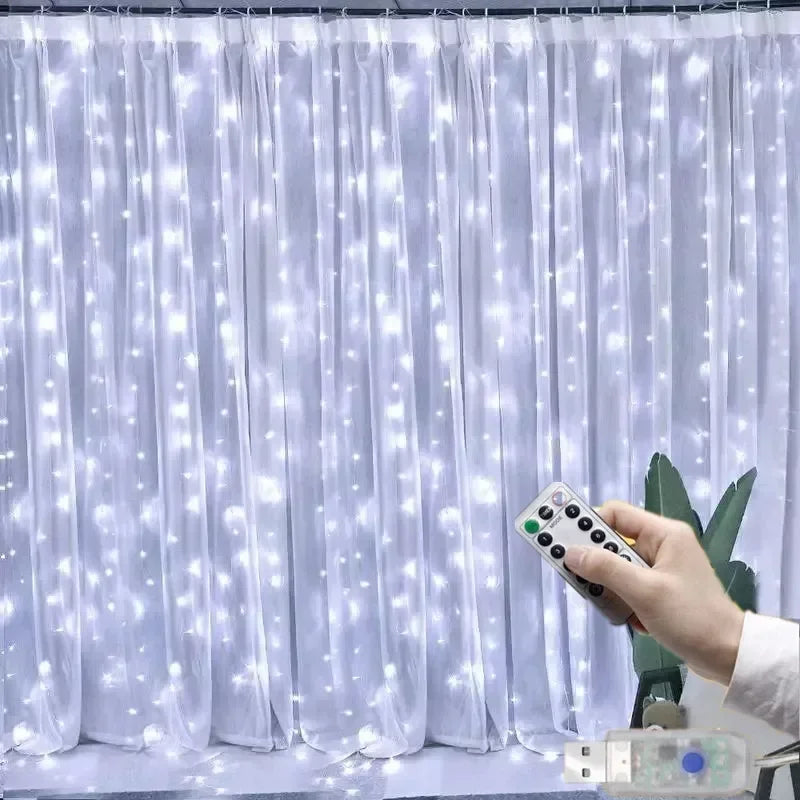 guirlande lumineuse usb avec télécommande pour fêtes et décorations