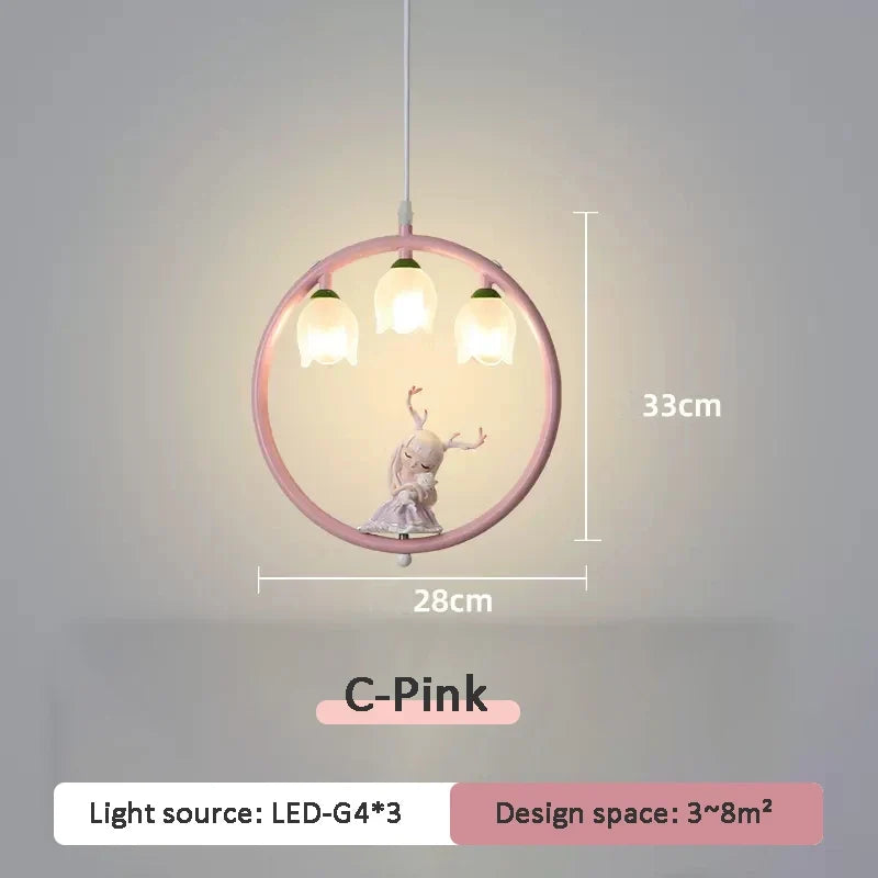 suspension mignonne pour chambre de petite fille moderne