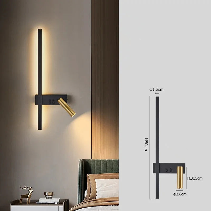 lampe de chevet murale scandinave pour intérieur moderne