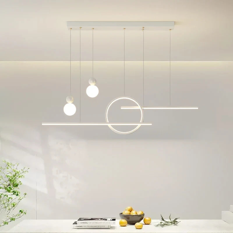 lustre style nordique moderne simple décoration crème millet