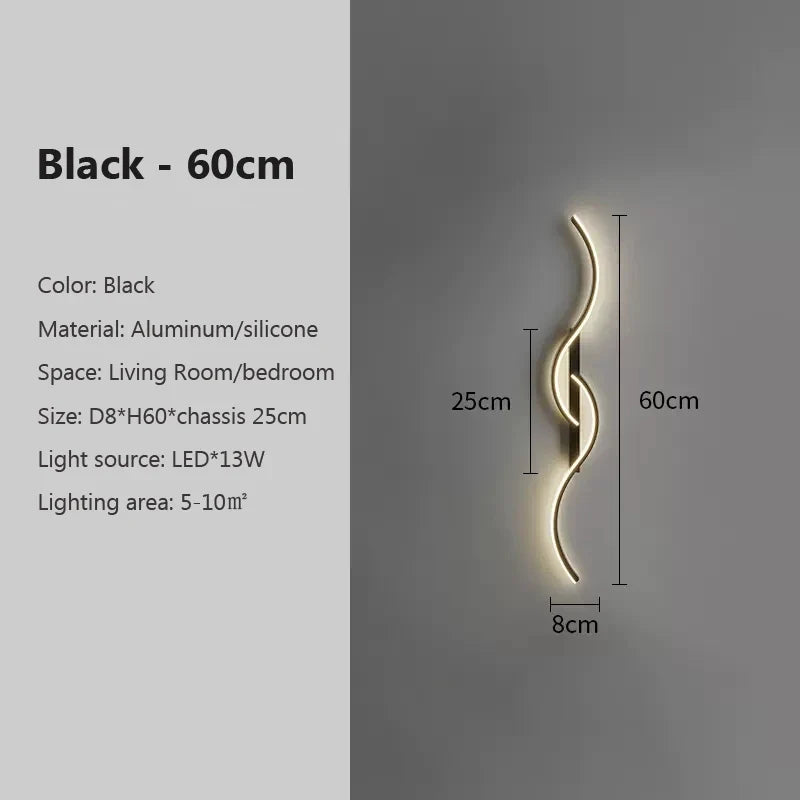 applique murale led moderne pour décoration intérieure élégante