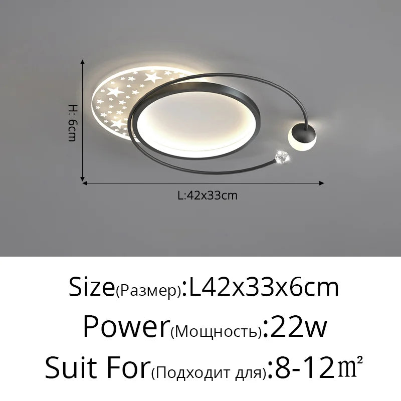 plafonnier led doré style nordique créatif pour toute la maison