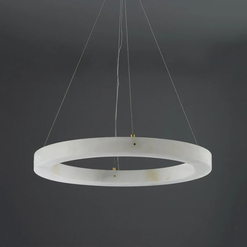 suspension circulaire en marbre pour décoration intérieure