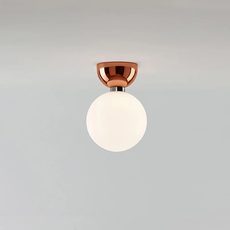 plafonnier moderne minimaliste en verre pour intérieur élégant