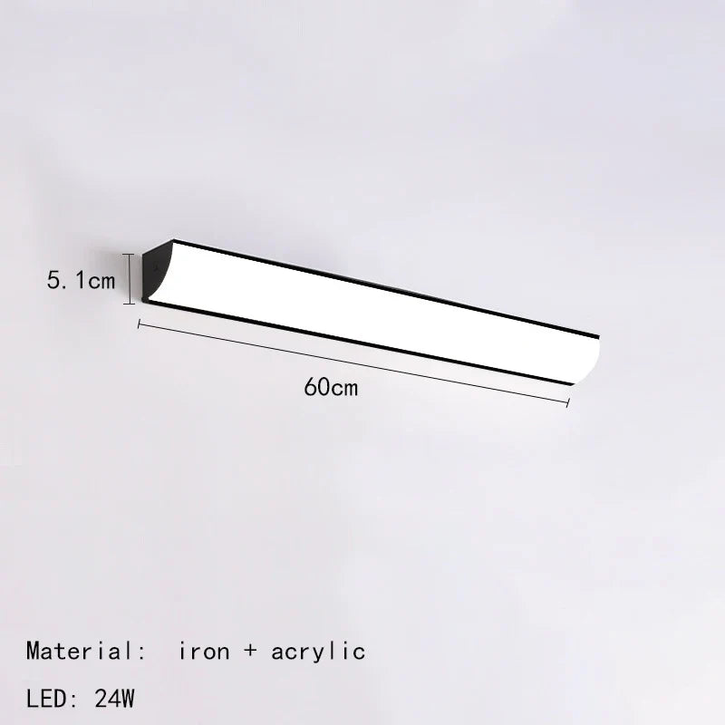applique murale led minimaliste en aluminium pour intérieur moderne