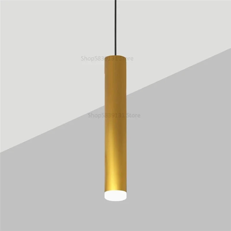 suspension moderne cylindrique pour décoration intérieure nordique