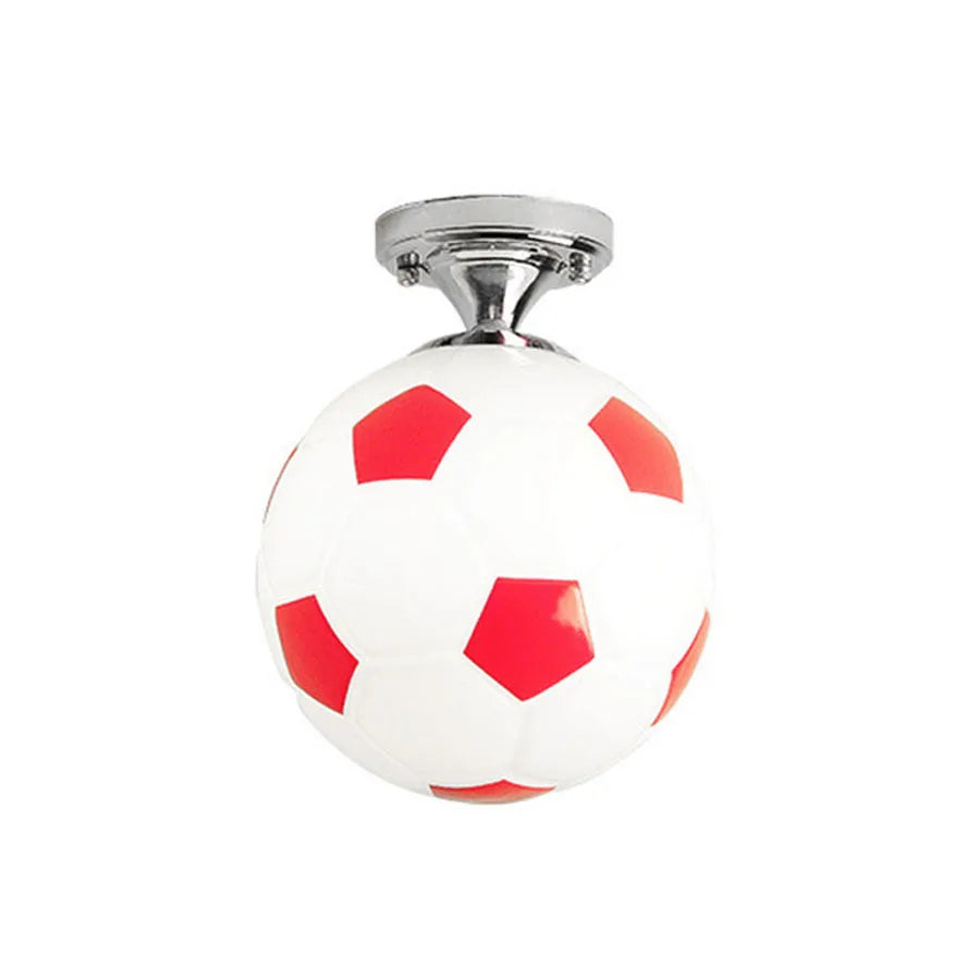 lustre enfant dessin animé football et basket décor lumineux