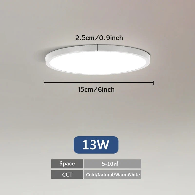 plafonniers led ultra minces creative clouds pour diverses pièces