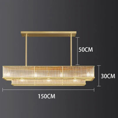 lustres en cristal doré modernes pour éclairage intérieur