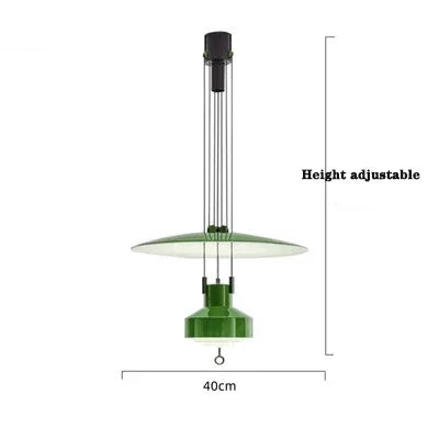Height Adjustable Suspension Italian Designer Pendant Lamp Hanging Light For Kitchen Restaurant Living Dining Room