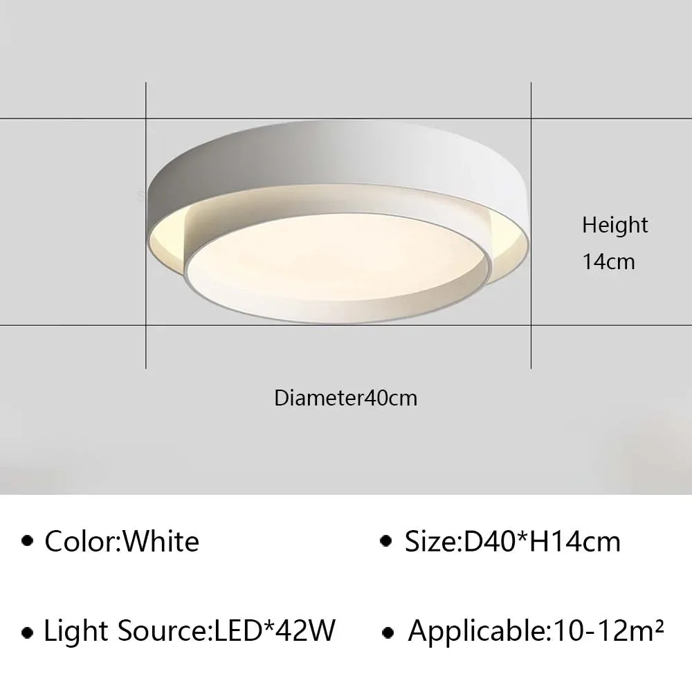 lustre led ultra mince moderne pour décoration intérieure