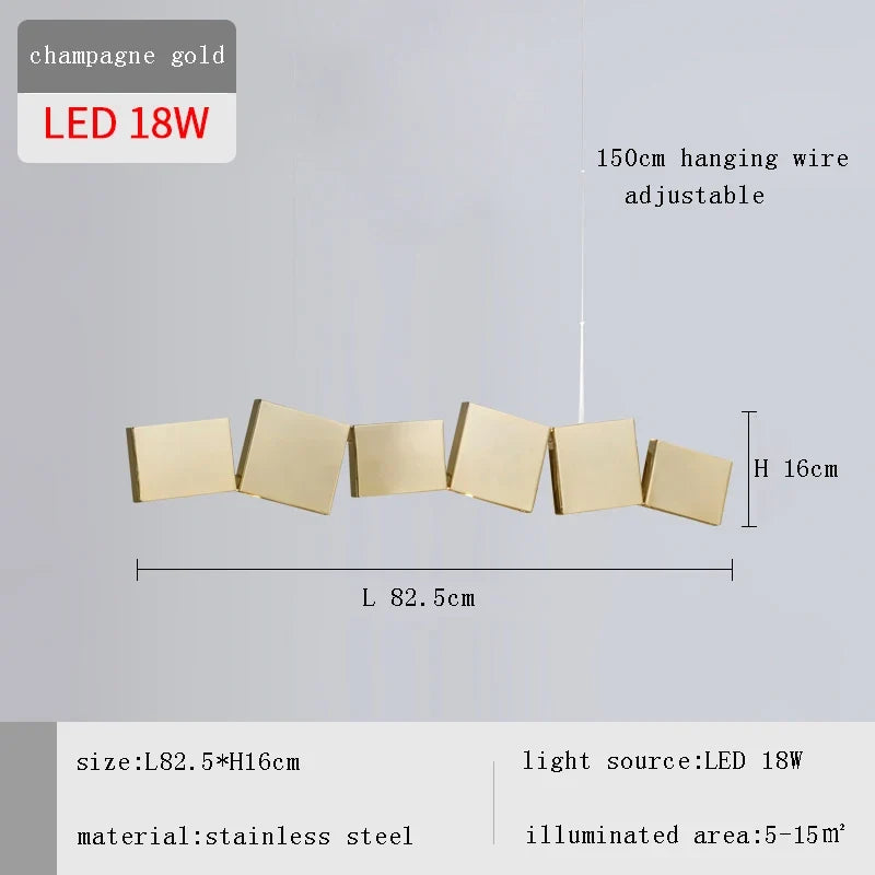 Lustre design à LED de luxe