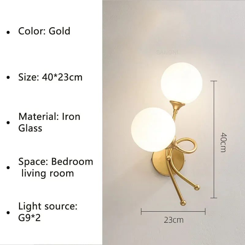 applique murale en verre design moderne pour intérieur élégant