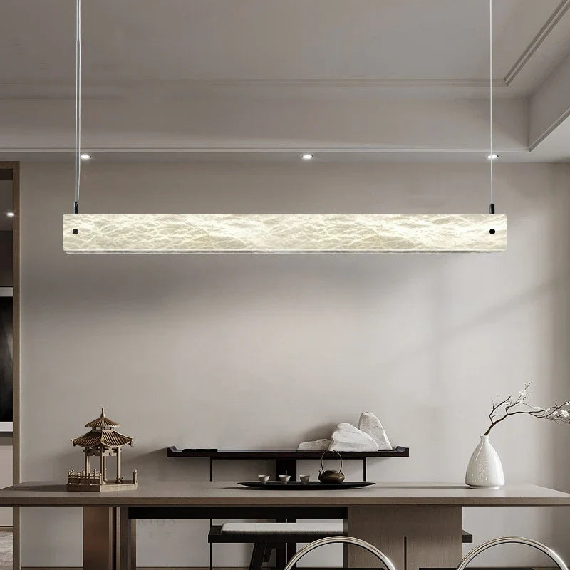 suspension imitation marbre idéale pour bar restaurant