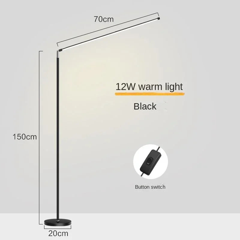 lampadaire led minimaliste super lumineux pour lecture