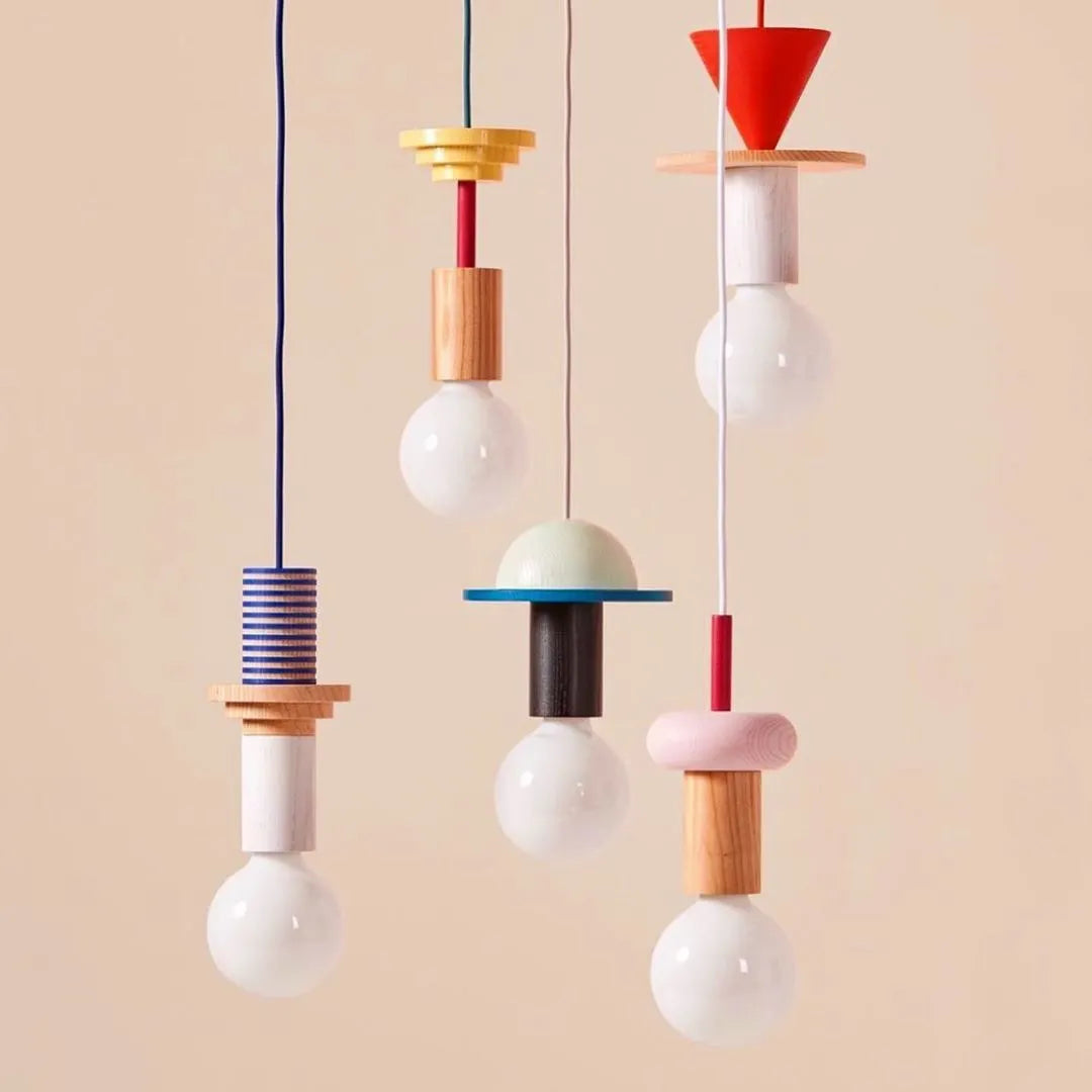Bois moderne suspension LED lumières cuisine nordique décor à la maison lampe suspendue Restaurant plafond Lustre Lustre chambre luminaire