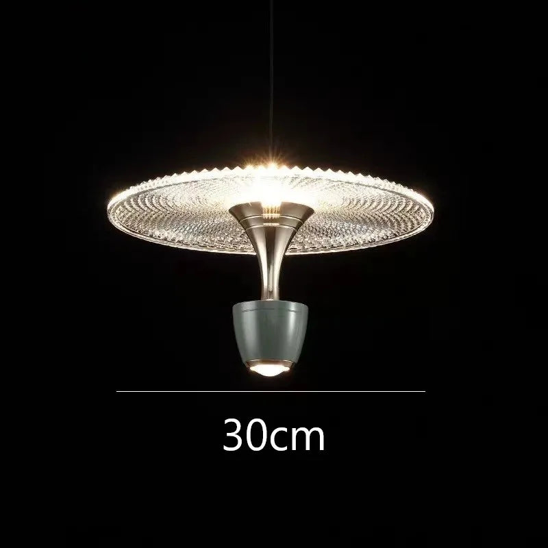 suspension minimalistes modernes en verre grain d'eau