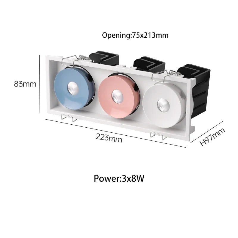projecteur led zigbee tuya intensité réglable pour maison et hôtel