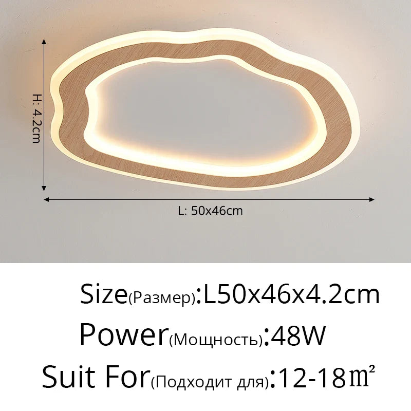 plafonniers nordiques modernes simples à led créatifs
