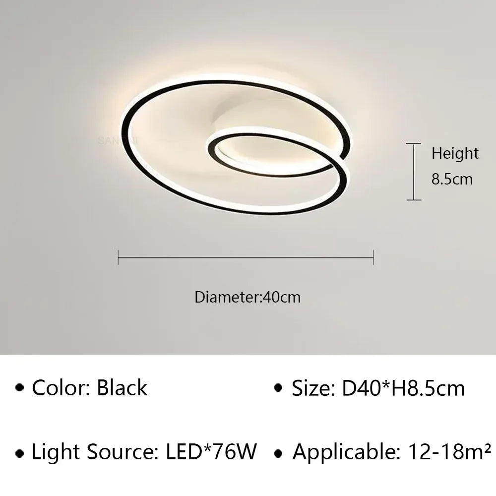 plafonnier led moderne pour décoration intérieure et ambiance chaleureuse