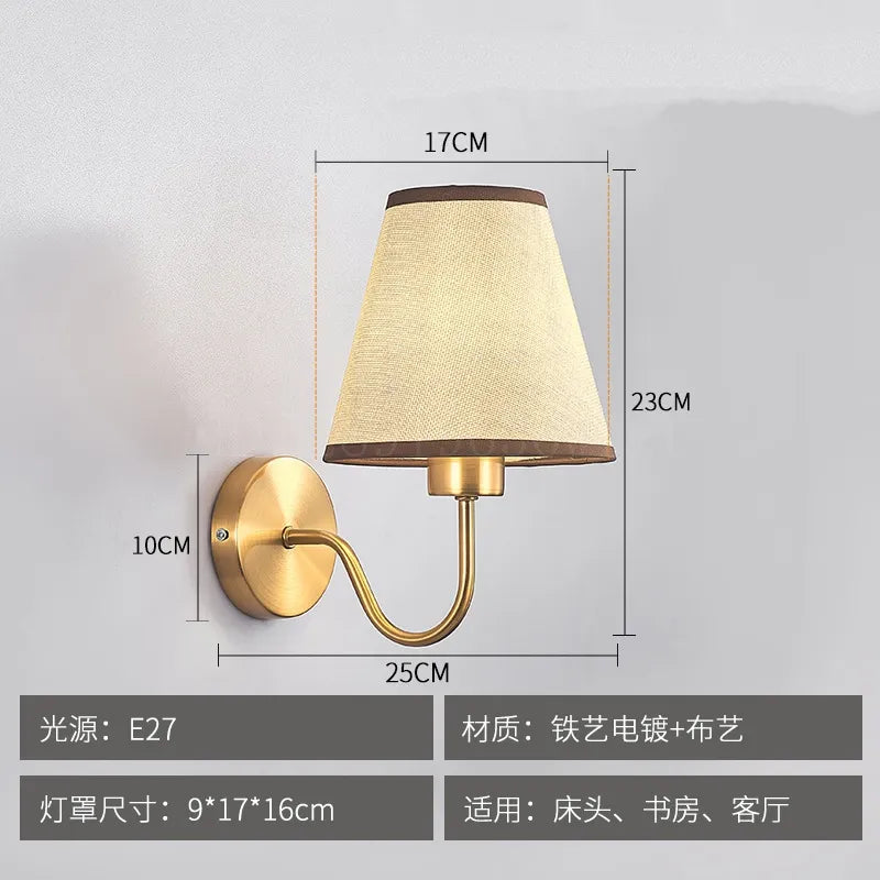 applique murale tissu led décoration intérieur éclairage