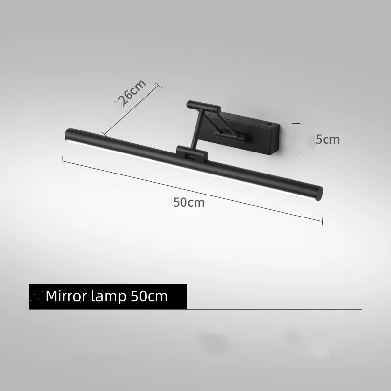 lampe led étanche pour miroir armoire pliable télescopique