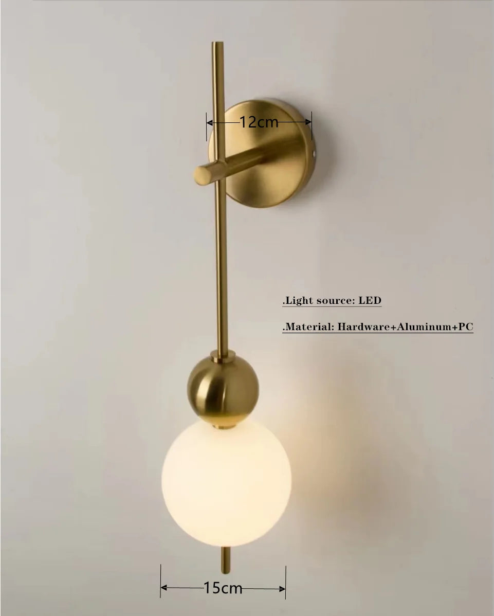 Lustre nordique en forme de haricot magique