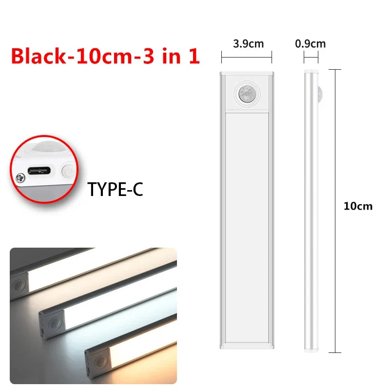 Lumières LED Ultra fines avec capteur de mouvement