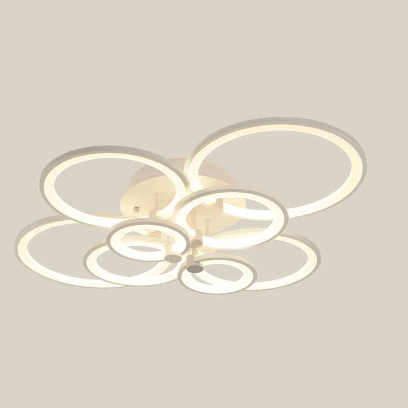 plafonnier led moderne à intensité variable pour intérieur