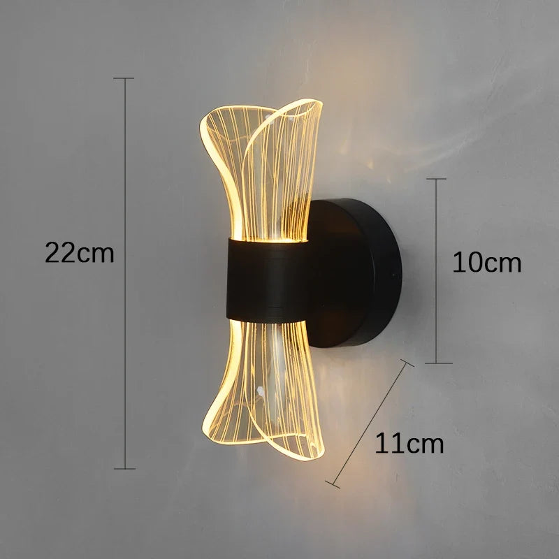applique murale led nordique pour décoration intérieure
