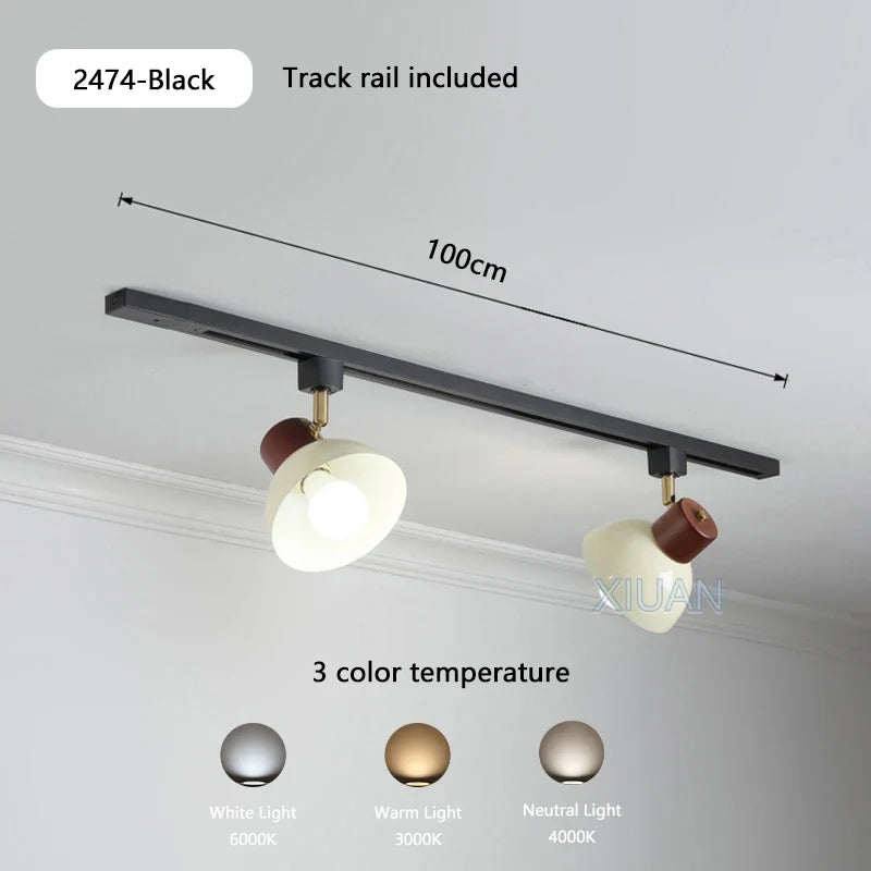 suspension wabi-sabi rétro en métal et bois pour boutique