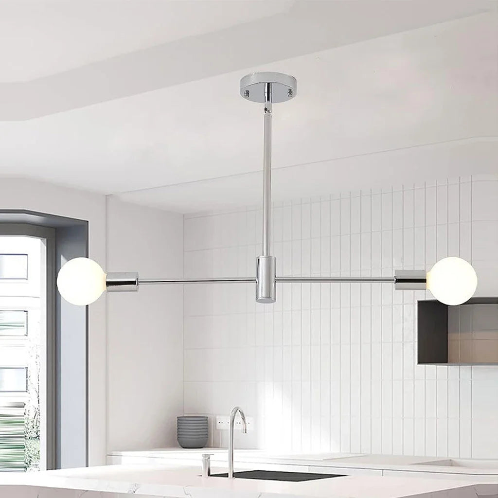 lustre moderne spoutnik lampe suspendue satellite 2/4/8 têtes décoration