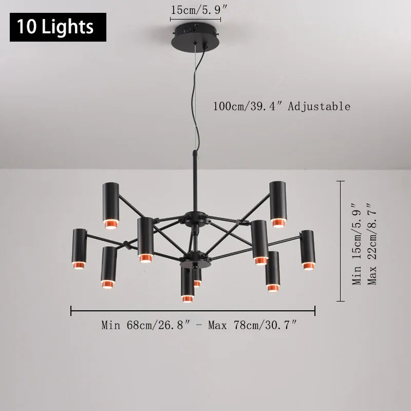 suspension moderne design pour éclairage intérieur élégant