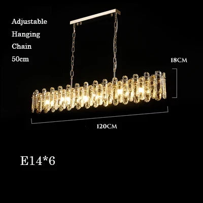 lustre glamour moderne en cristal clair pour intérieur
