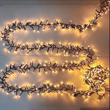 guirlande lumineuse de noël 2000 led étanche pour extérieur 8 modes