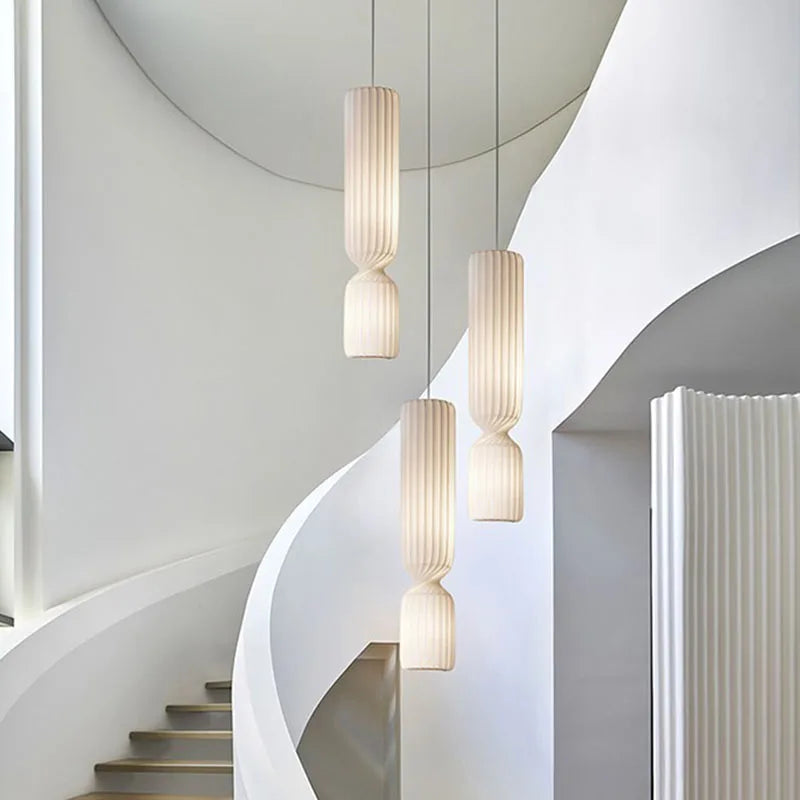 lustre japonais silencieux grande hauteur pour loft duplex restaurant