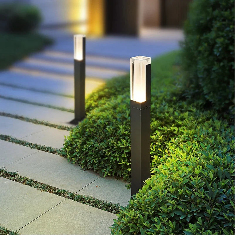 lampe extérieure étanche en aluminium pour jardin et paysage