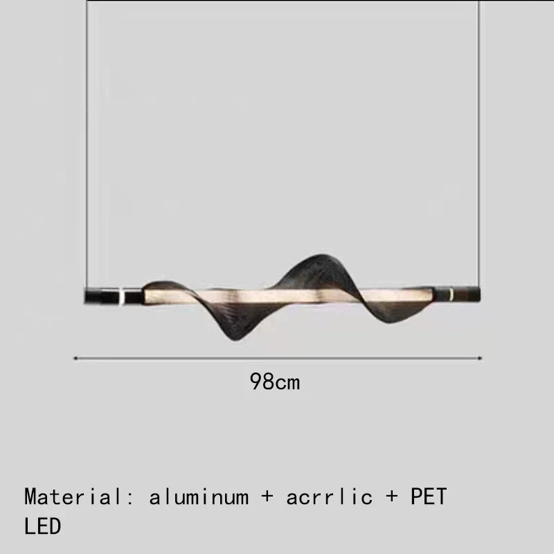 lustre design art déco suspendu pour cuisine et bar