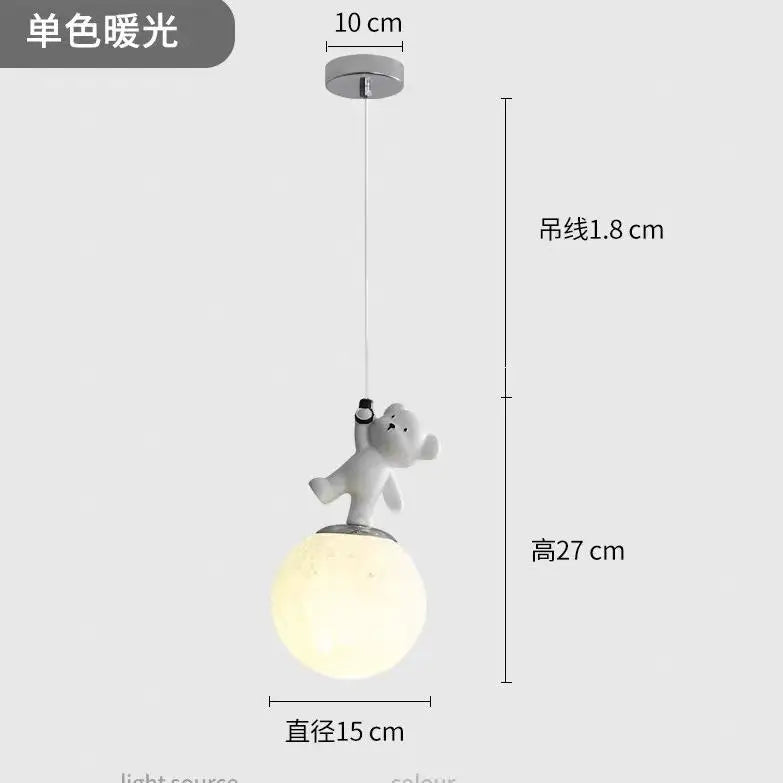 suspension moderne haut de gamme panda collection