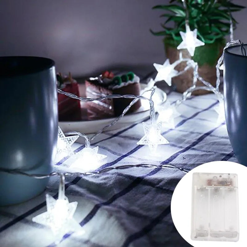 guirlande lumineuse étoile pour décoration extérieure et fêtes