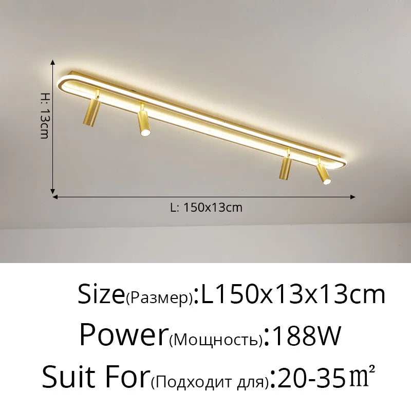 lustre led moderne pour éclairage intérieur gradation longue