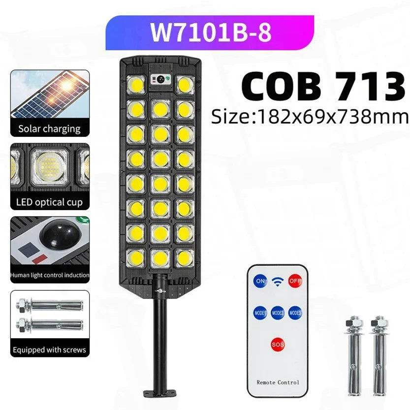 20000W Split Solar Street Light Outdoor Aluminum Solar Street Light Garden Sunlight House Remote Control Waterproof Wall Lamp