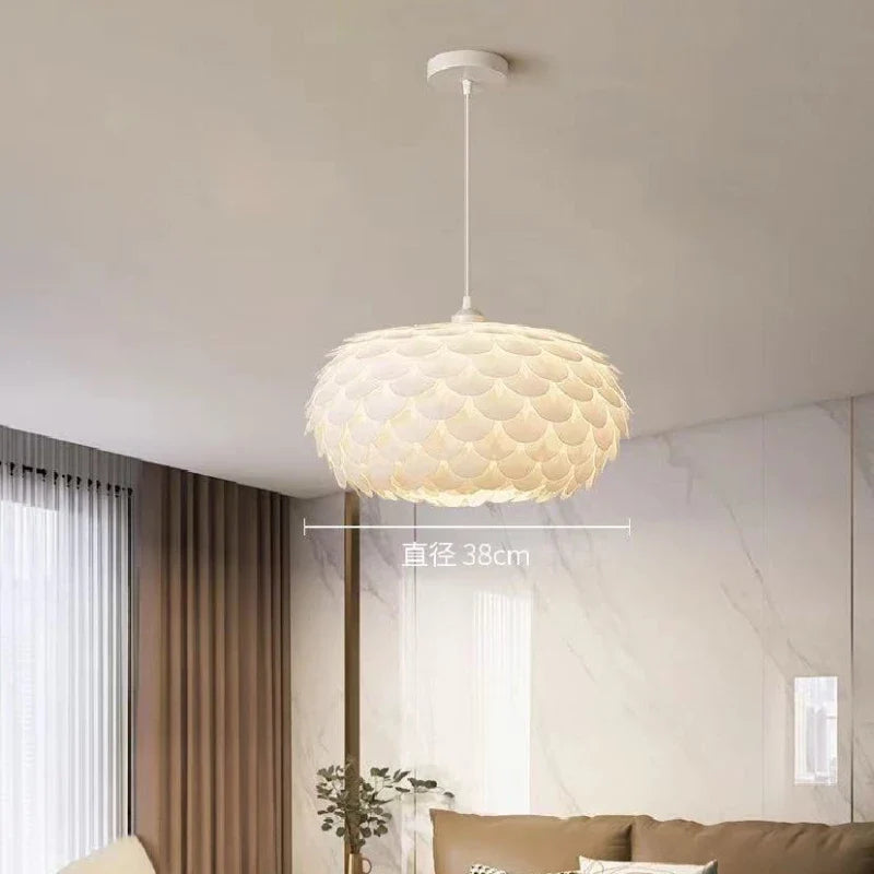 lustre créatif lumière chaude design moderne pour chambre fille