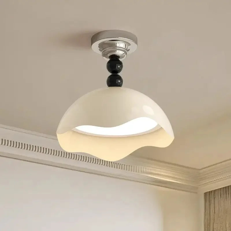 plafonnier nordique créatif à led avec télécommande et luminosité réglable