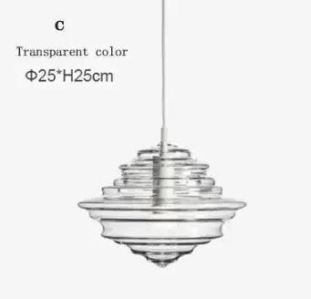 suspension industrielle vintage en verre pour éclairage artistique