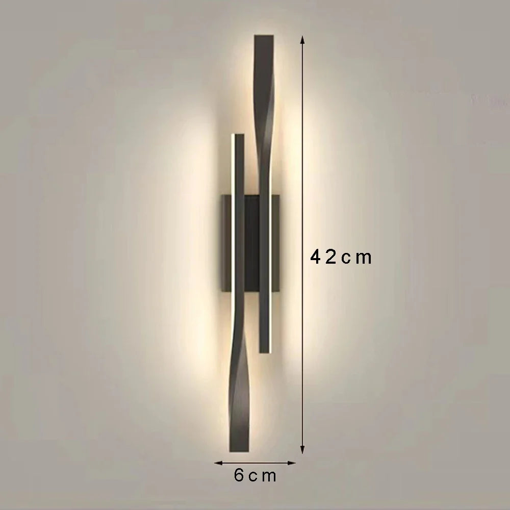 applique murale led minimaliste moderne pour intérieur
